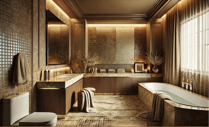 browns and beige interior design